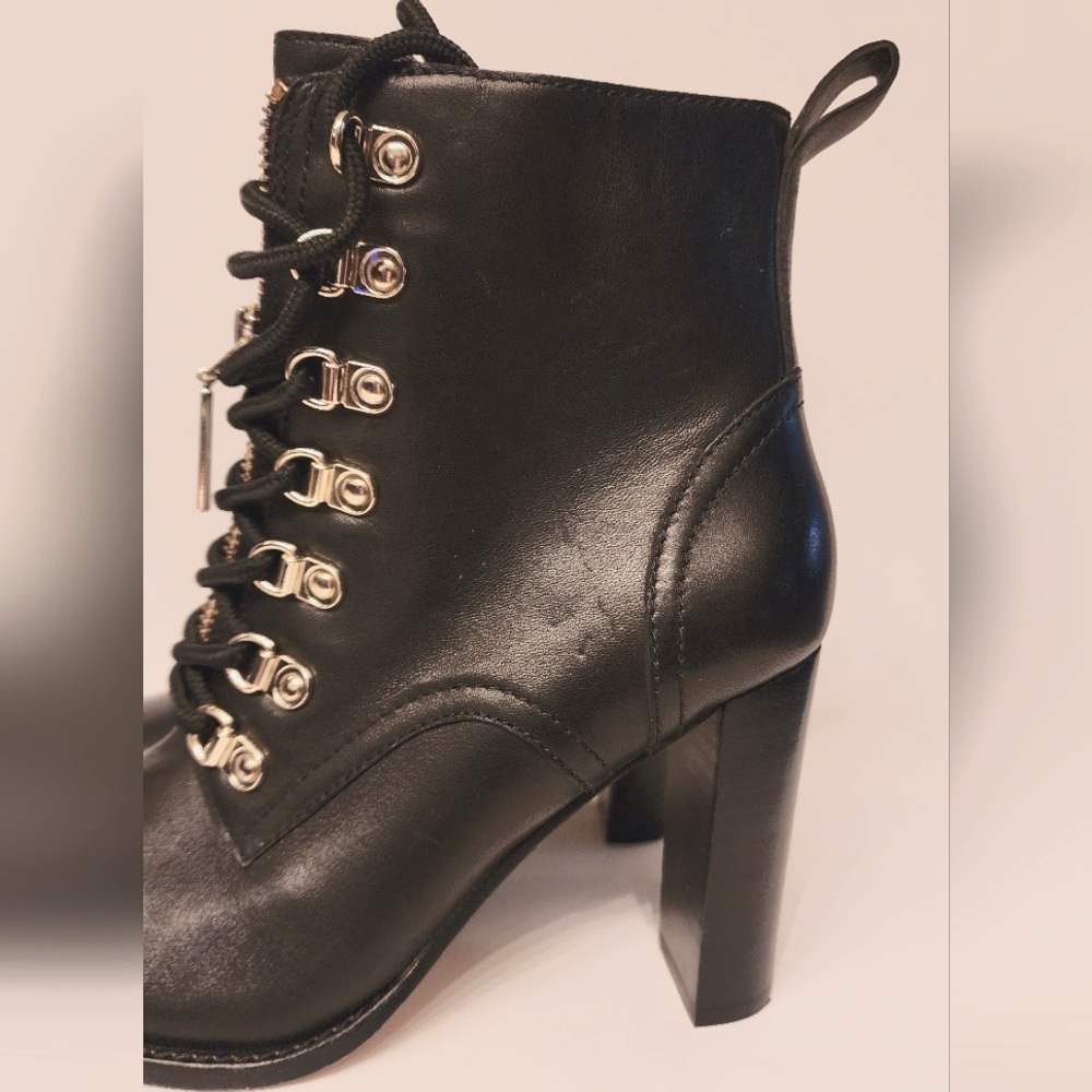 PAIGE Callie Corset Bootie in Black leather /gold hardware size 5 - NWOT - Picture 7 of 15